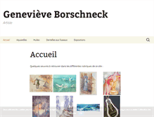 Tablet Screenshot of genevieve.borschneck.com